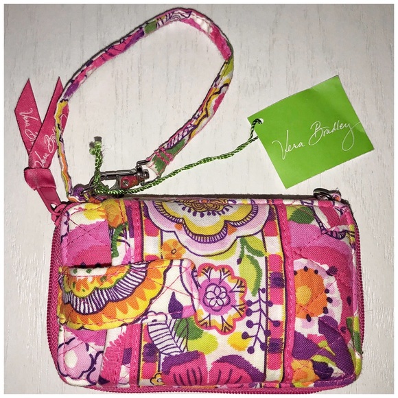 Vera Bradley Handbags - NWT Vera Bradley Carry It All Wristlet Clementine